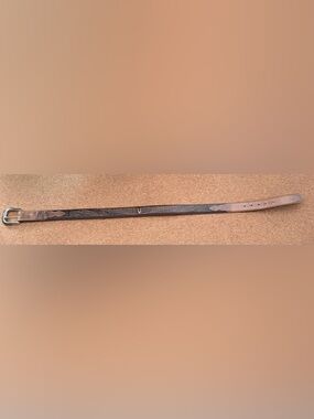 Cody James Brown Tooled Leather Men's Belt with Silver Buckle